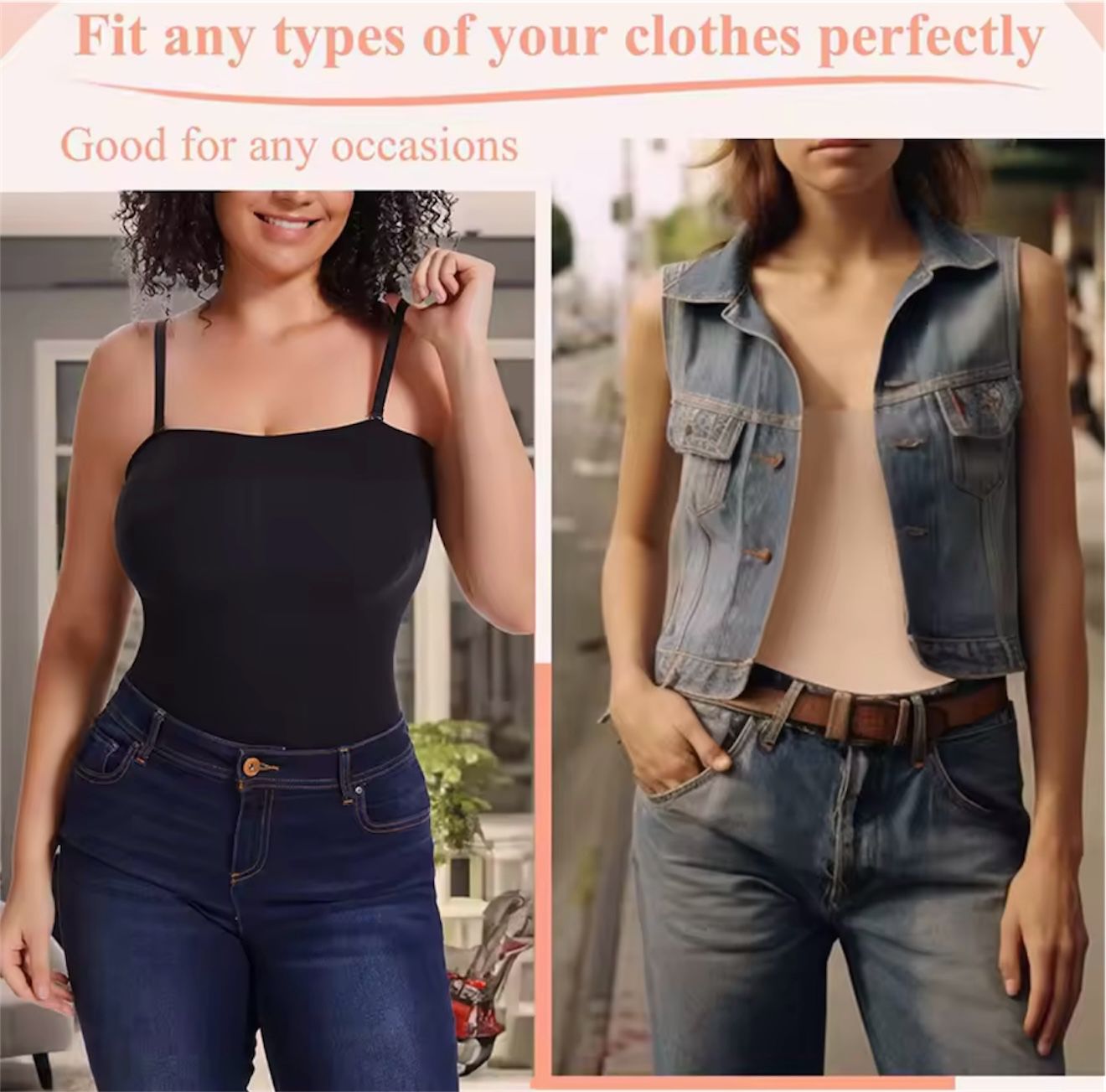 Women Strapless Shapewear Bodysuits