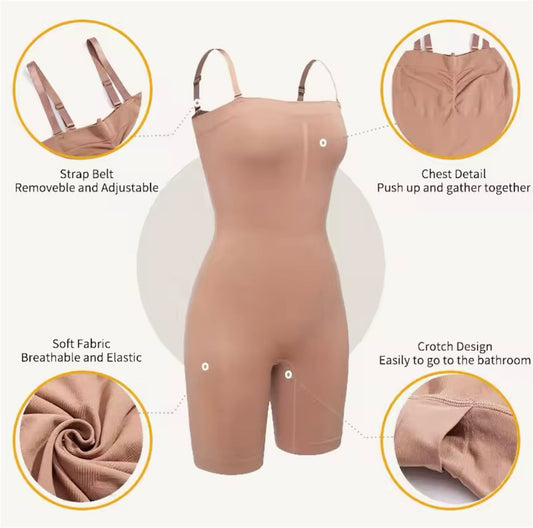 Women Strapless Shapewear Bodysuits